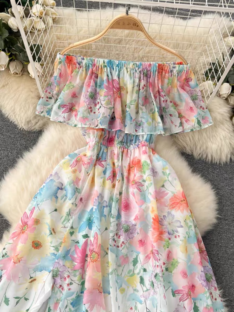 Same day different girl floral dress CD770 images
